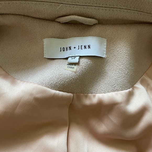 John & Jenn Light Pink Suede Motorcycle Jacket - Picture 5 of 6